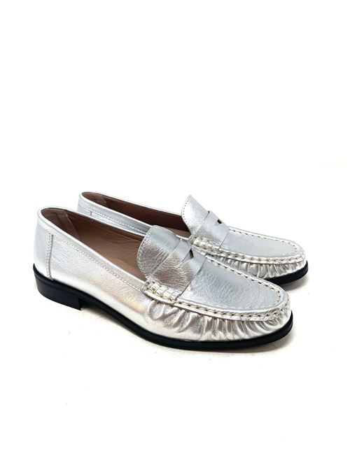 Mocassino donna argento IL LACCIO | FLORE4052LAMINATOARGENTO